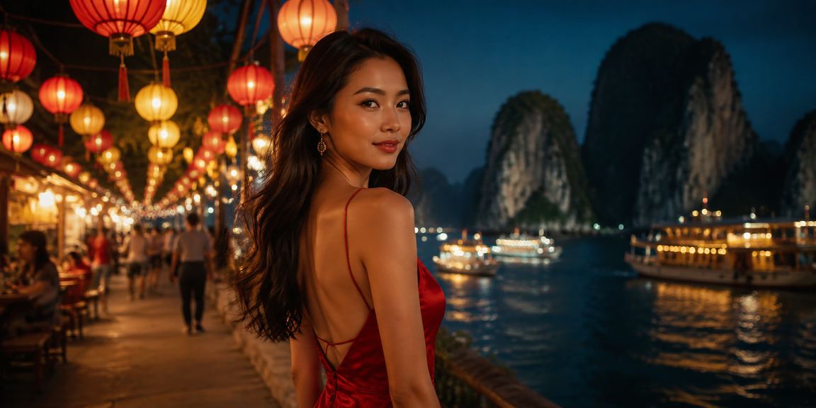 Bối cảnh Hạ Long về đêm gợi nhịp thể thao và ưu đãi mới