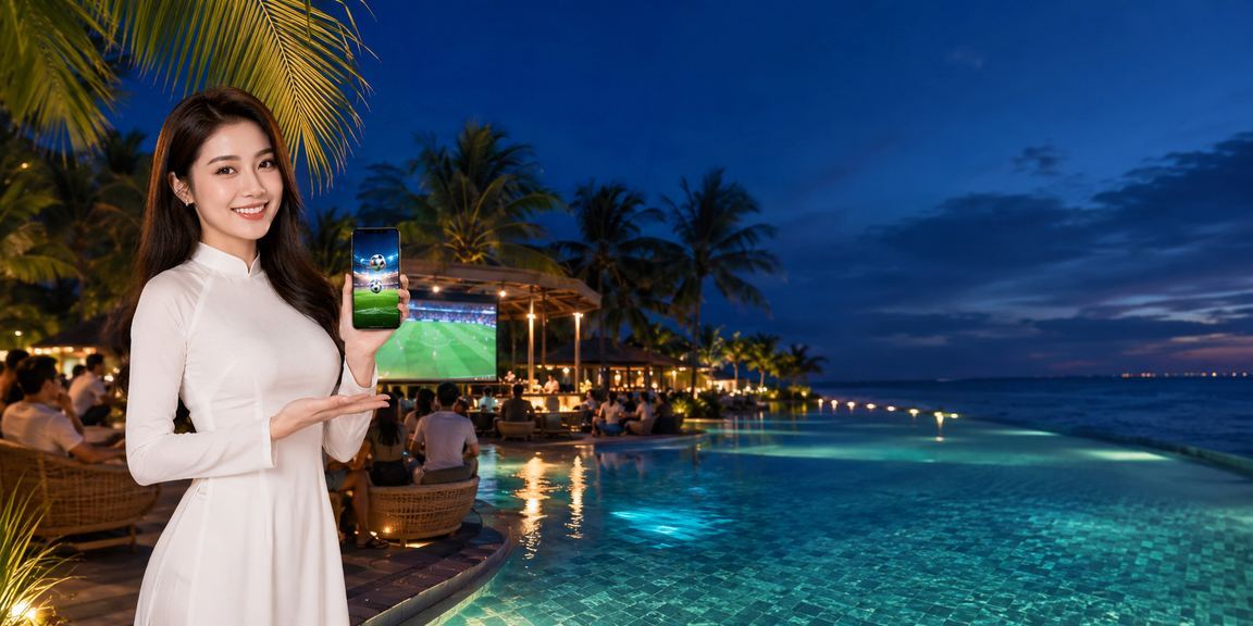 Bối cảnh Mũi Né gợi chủ đề bóng đá Việt Nam trên trang c14
