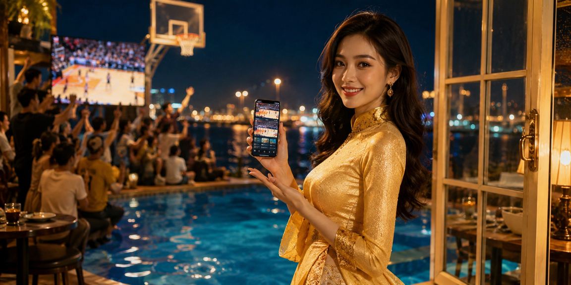 Bối cảnh Vũng Tàu gợi chủ đề tiền thưởng thể thao trên di động